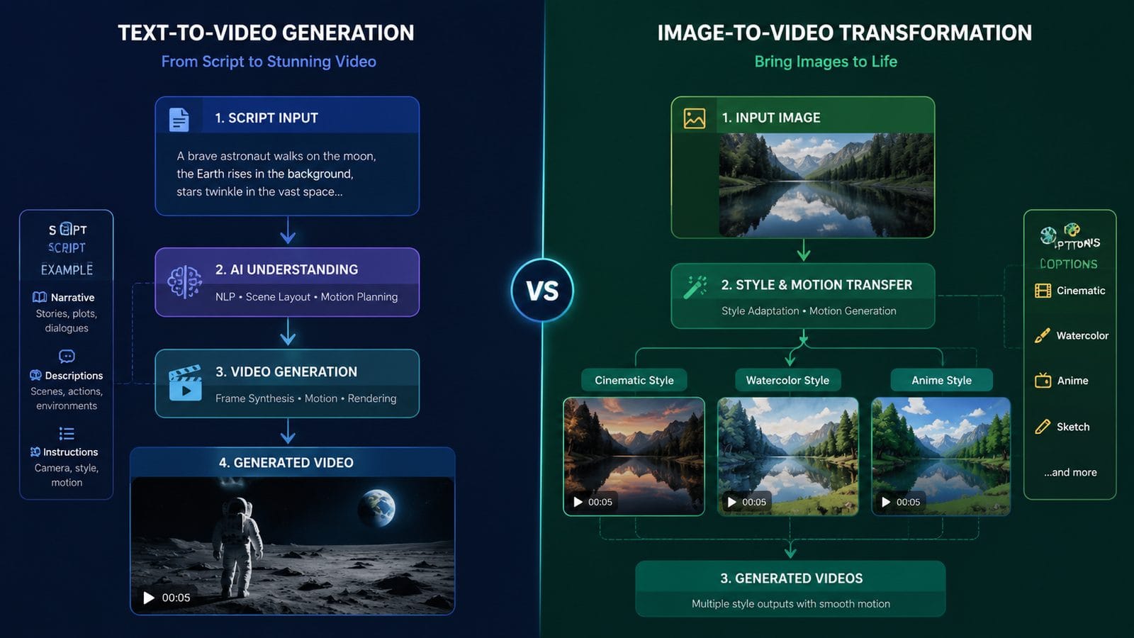 top ai video generator comparison workflow