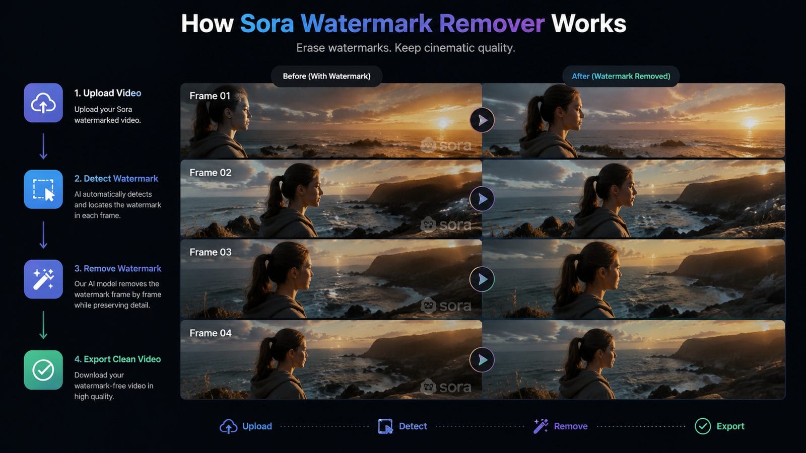 sora watermark remover workflow