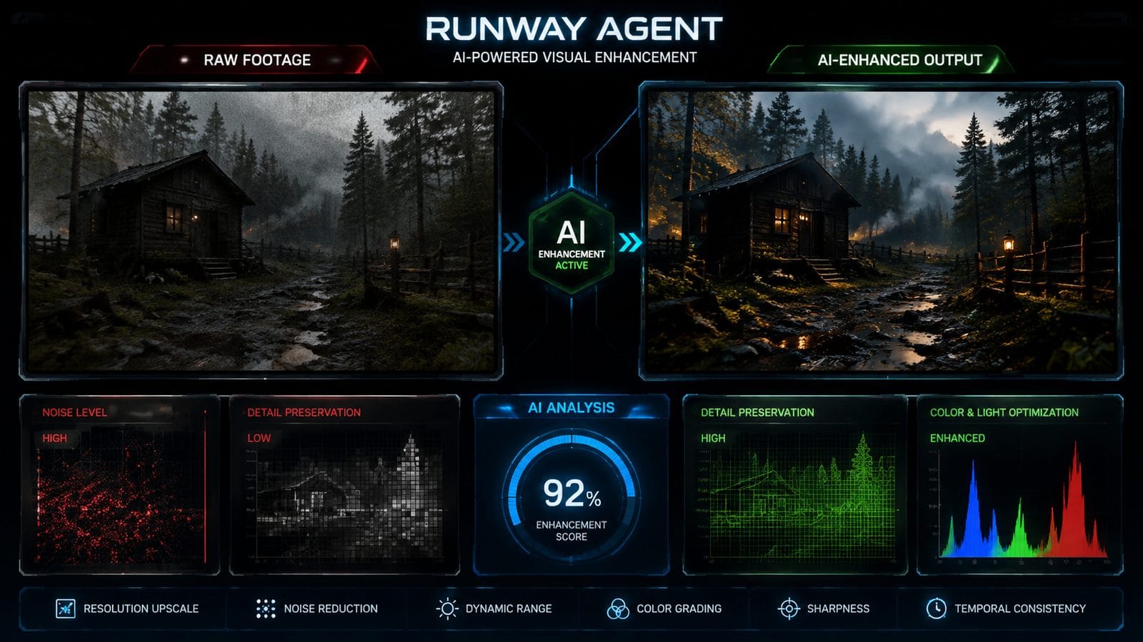runway agent video editing features workflow