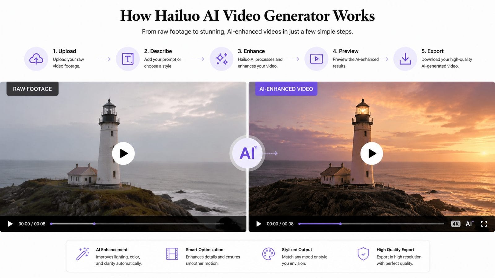 Hailuo AI video generator review workflow