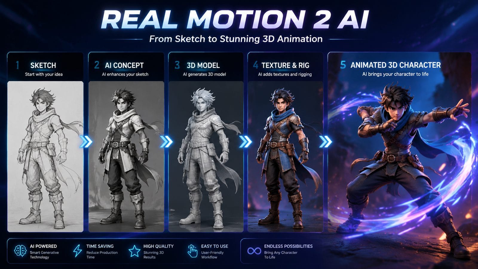 real motion 2 ai workflow