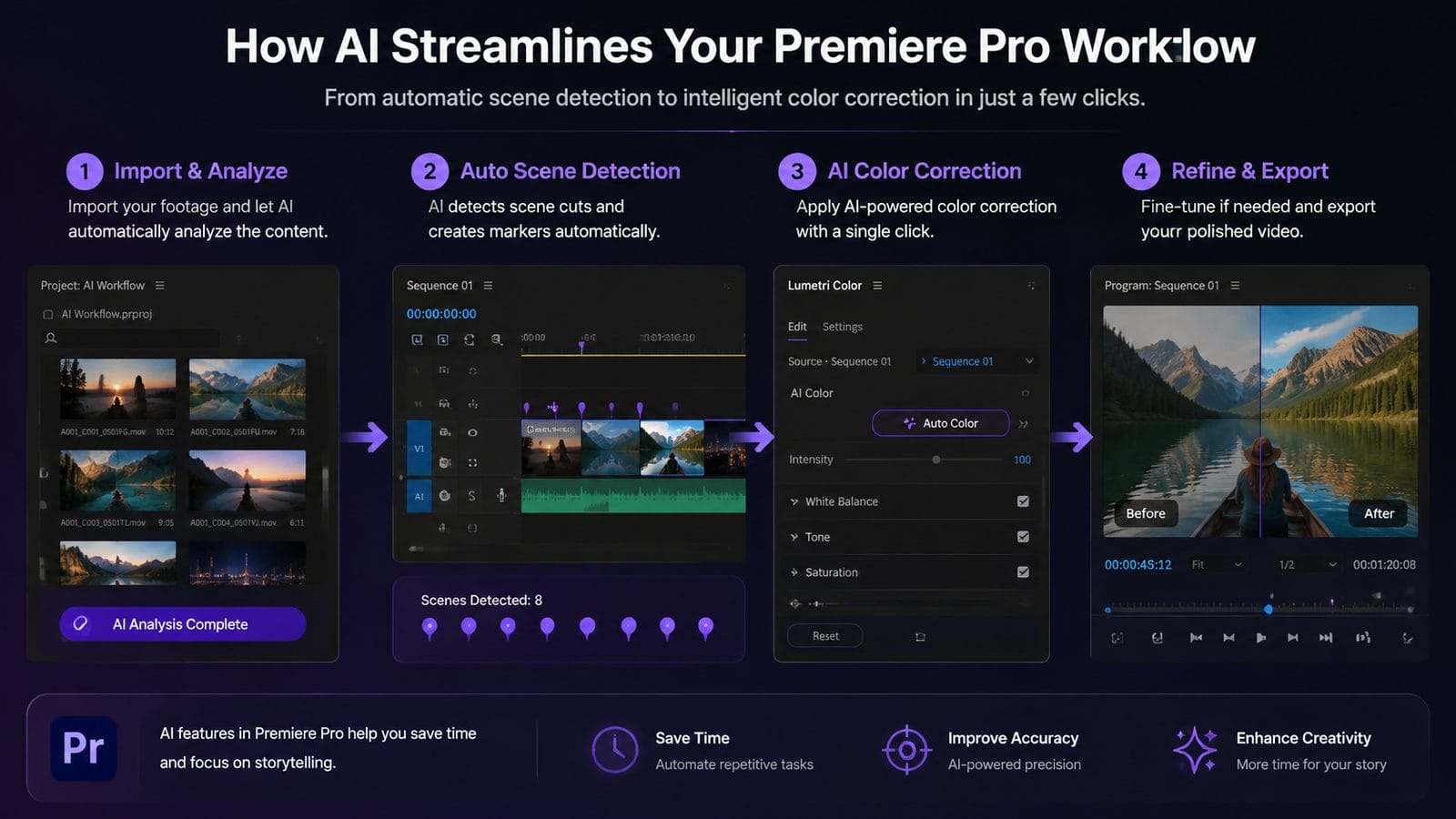ai video editing features in premiere workflow