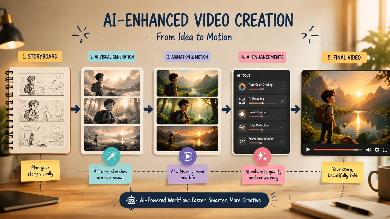 ai video generation workflow tools workflow