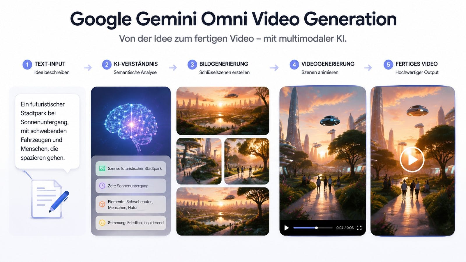 google gemini omni video generation workflow