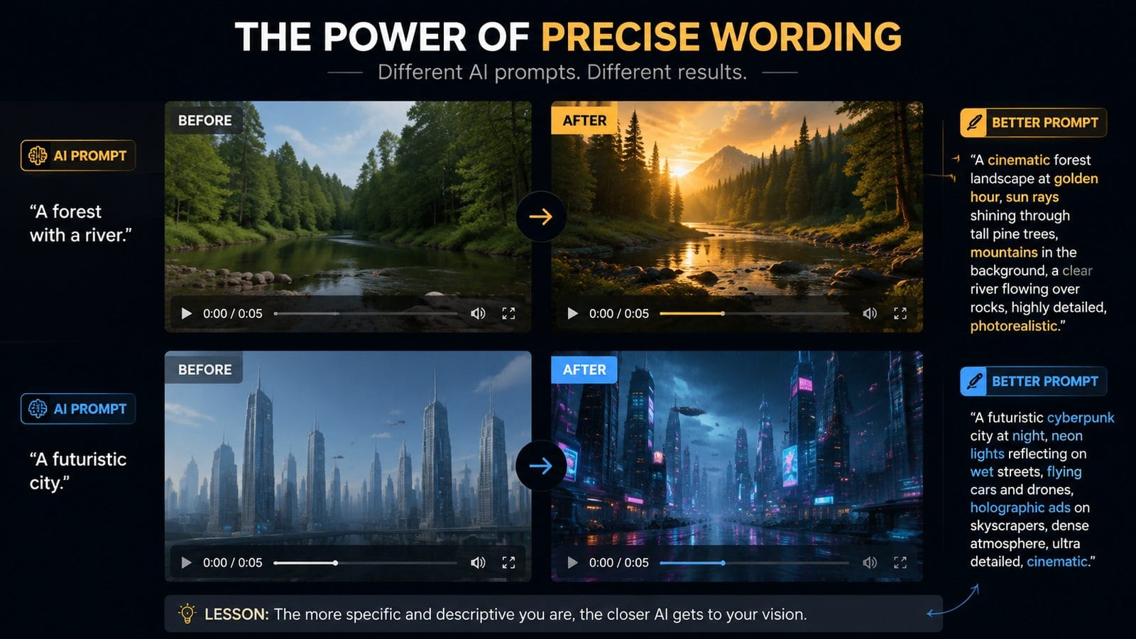 how to prompt ai video generators workflow