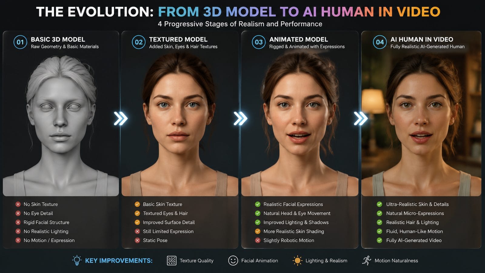 generate realistic people with ai video workflow