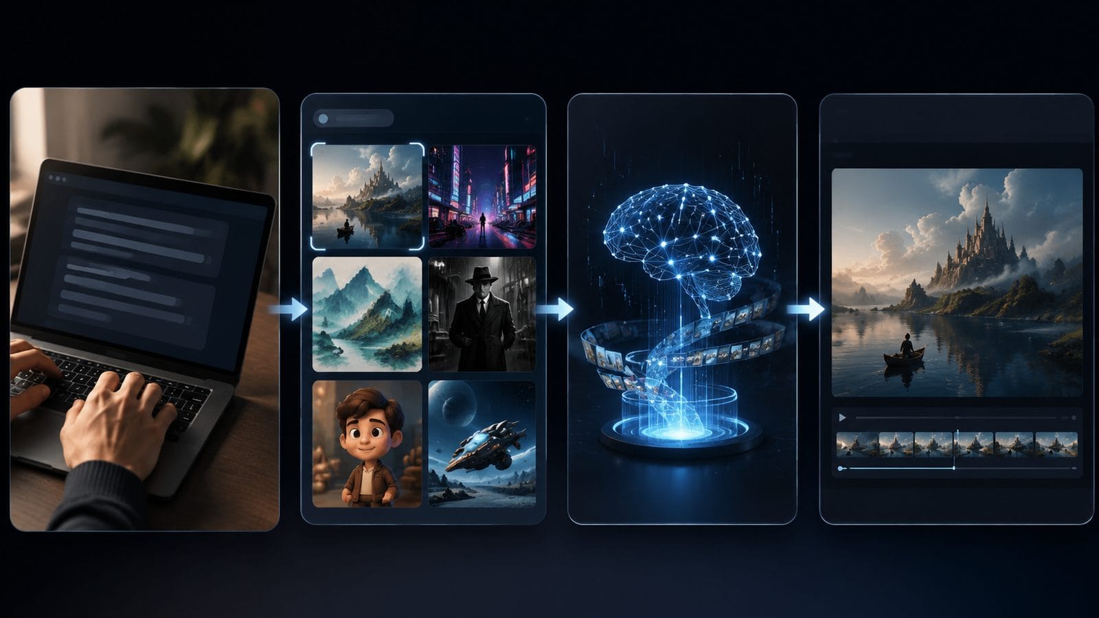 unlimited text to video ai plans workflow