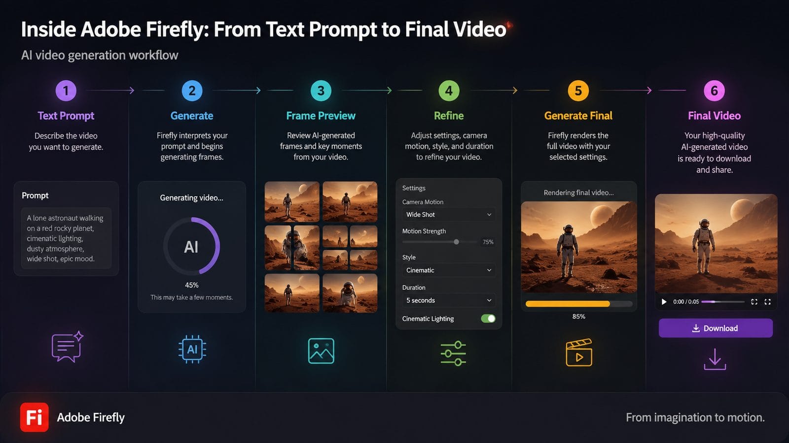 adobe firefly ai video creation workflow