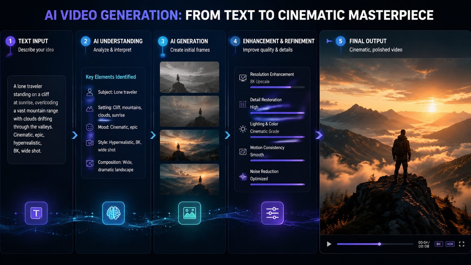 professional ai video generation workflow