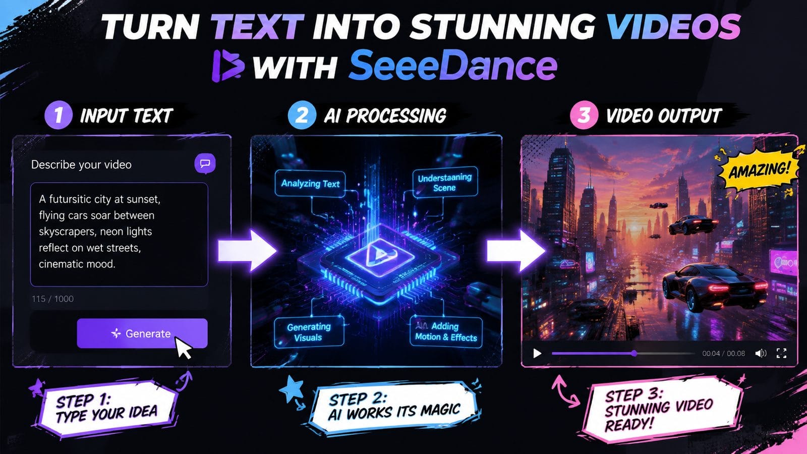 turn text into professional videos seedance workflow