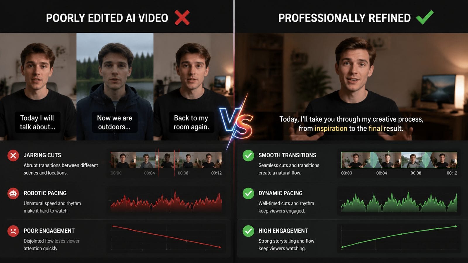 beginner errors in ai video editing workflow