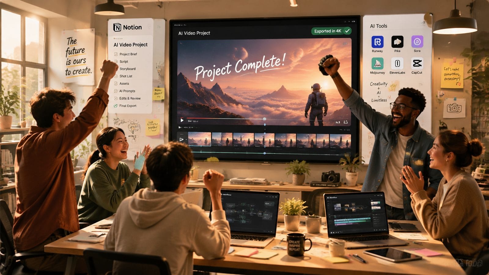 notion + ai video planning workflow conclusion