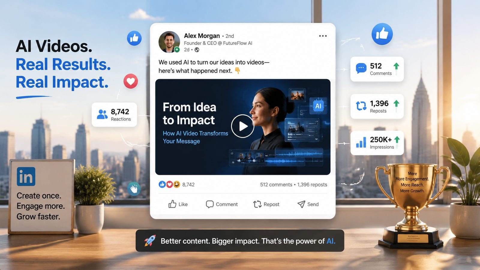 how to create engaging ai videos for linkedin conclusion