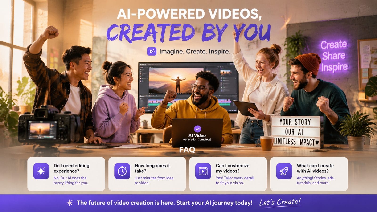 ai video generation with text overlays conclusion
