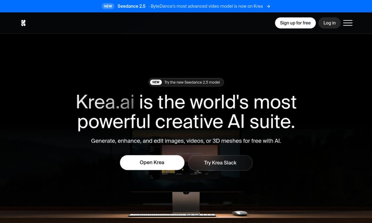 Krea screenshot