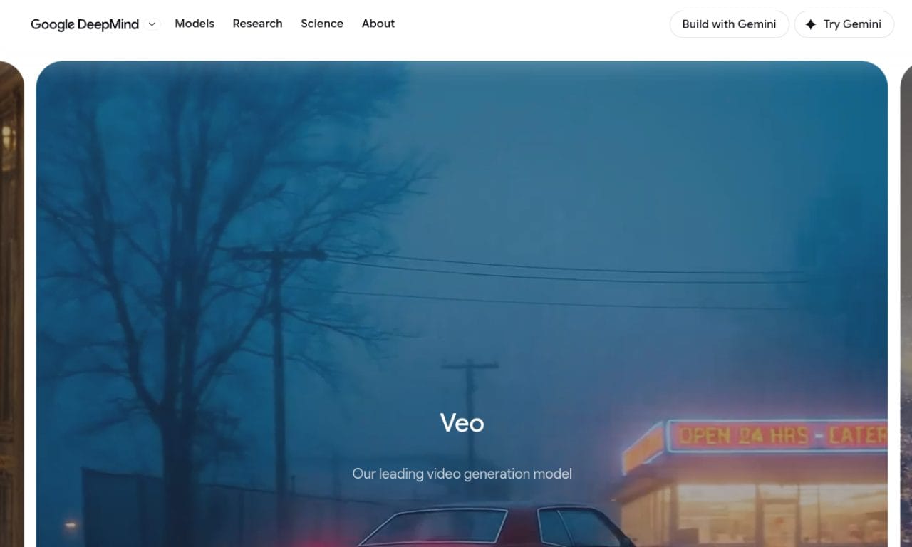 Google Veo screenshot
