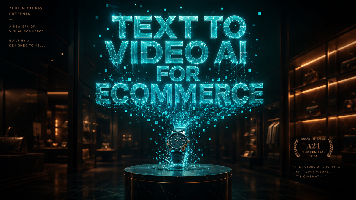Text-to-Video-KI für den E-Commerce: Conversion-Leitfaden 2026
