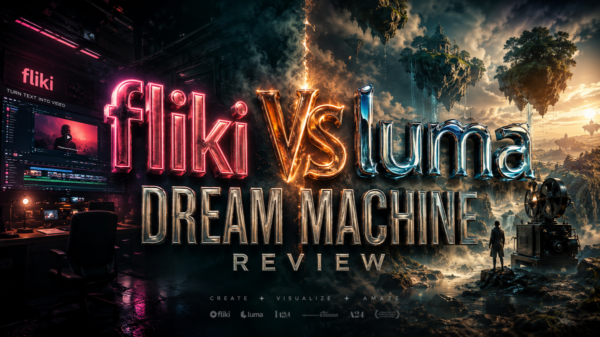 Fliki vs Luma Dream Machine Review: Best AI Video in 2026