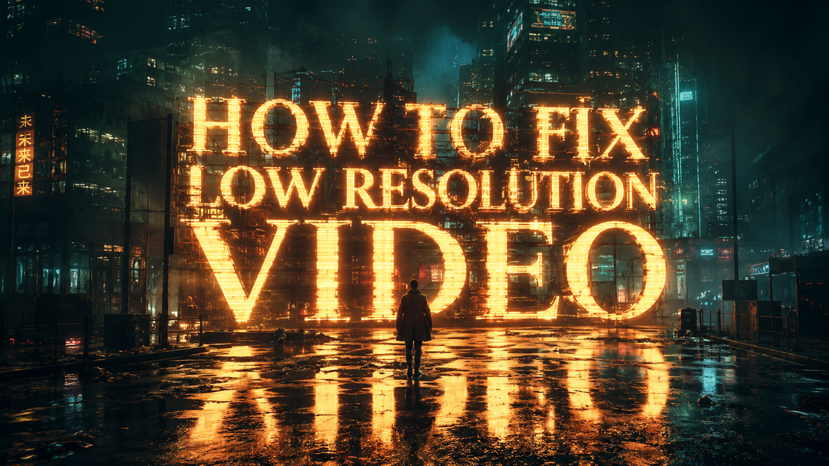 How to Fix Low Resolution Video: 2026 AI Upscaling Guide