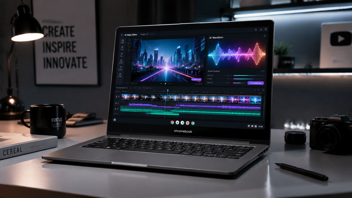 Best AI Video Editing Tools for Chromebook in 2026