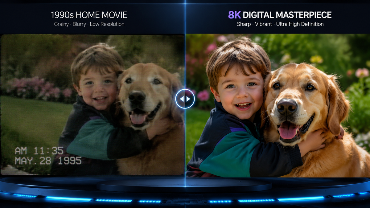 How to Upscale Old Videos Using AI: 2026 Ultimate Guide