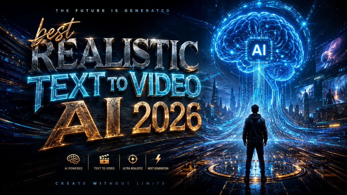 Best Realistic Text to Video AI Tools in 2026