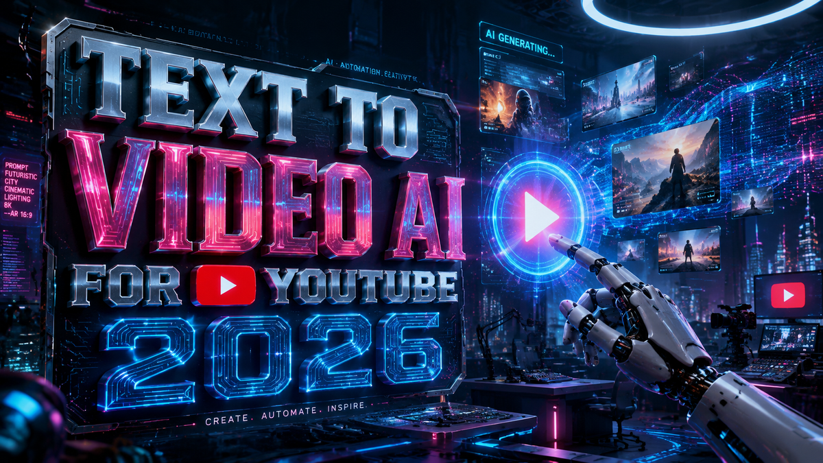 Text to Video AI for YouTube 2026: Next-Gen Content