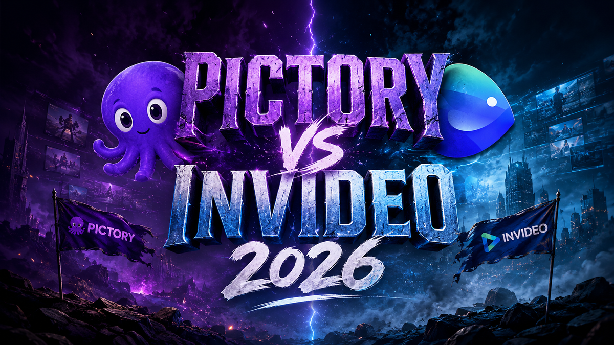 Pictory vs InVideo 2026: Qual Ferramenta de Vídeo com IA Vence?