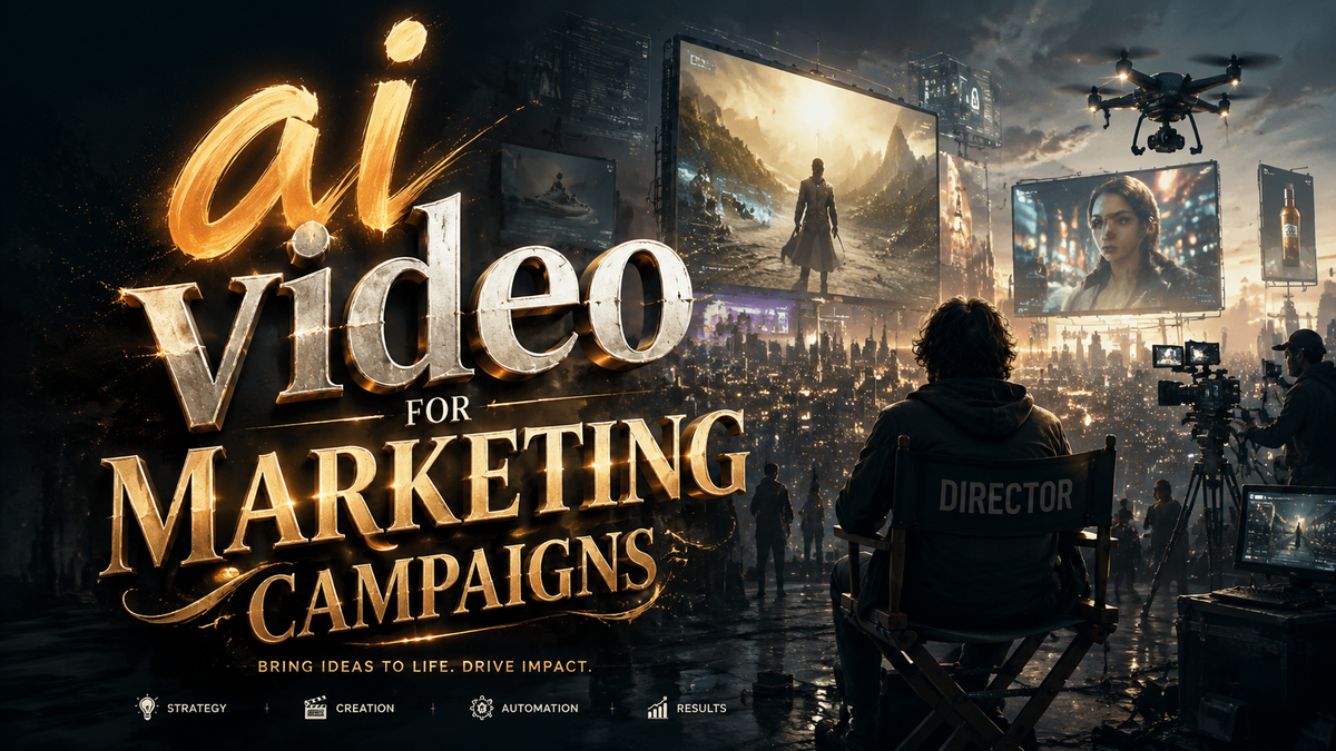 Vídeo de IA para Campanhas de Marketing em 2026: Guia de Estratégia