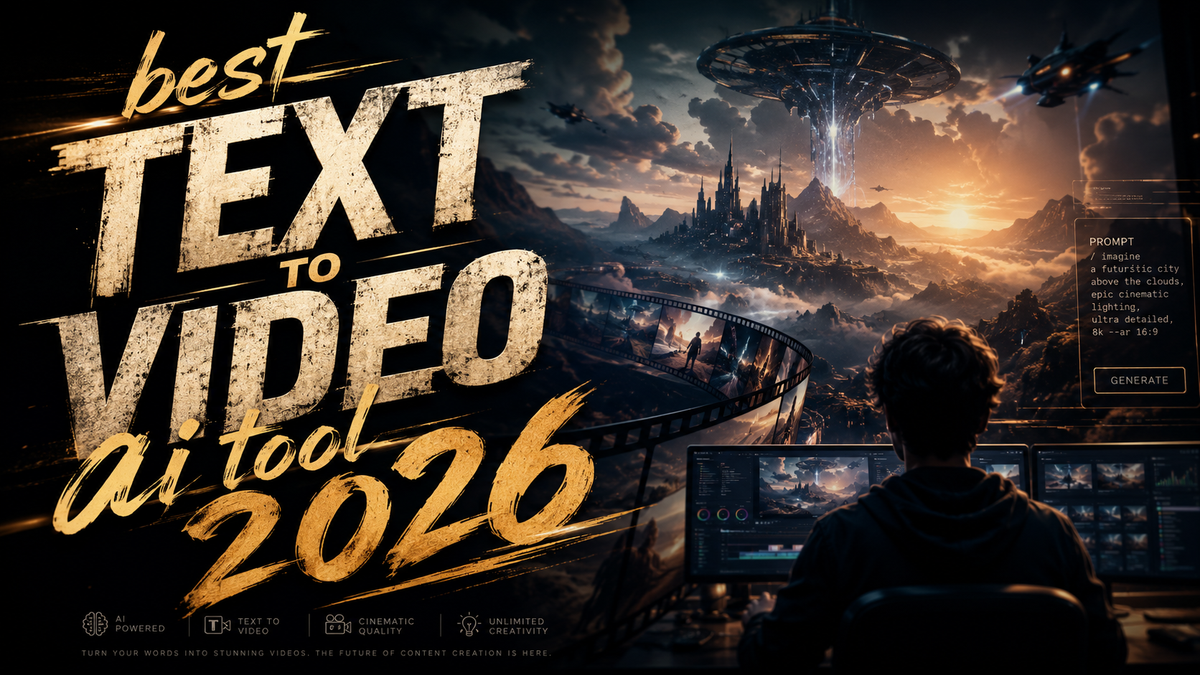 Best Text to Video AI Tool 2026: Top Picks & Reviews