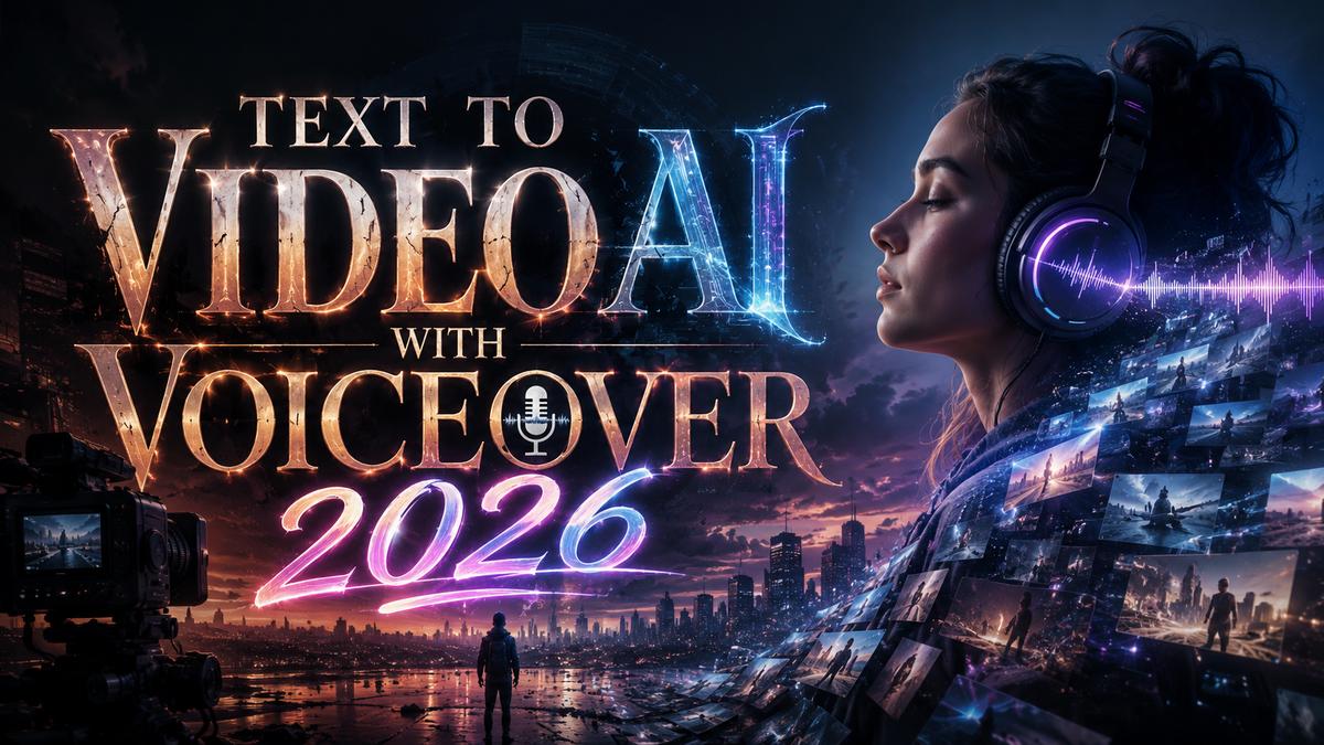 Text to Video AI with Voiceover 2026: The Ultimate Guide