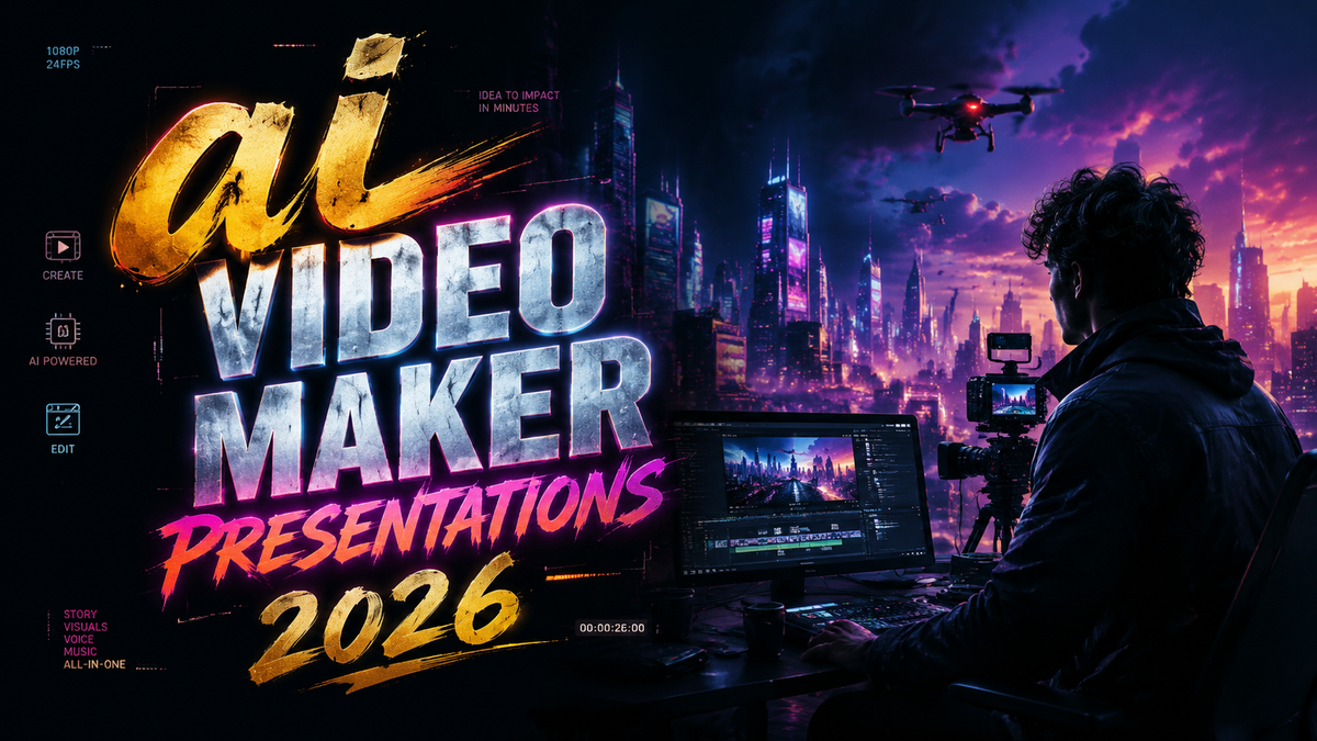 Présentations AI Video Maker 2026 : L'avenir des diapositives