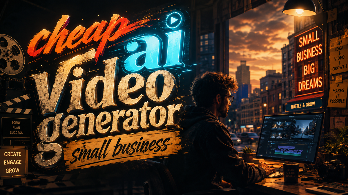 Cheap AI Video Generator for Small Business 2026