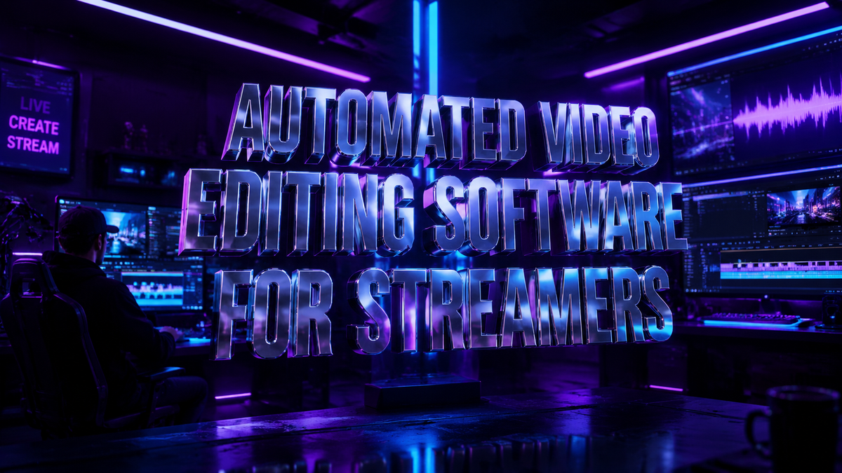 Best Automated Video Editing Software for Streamers (2026)