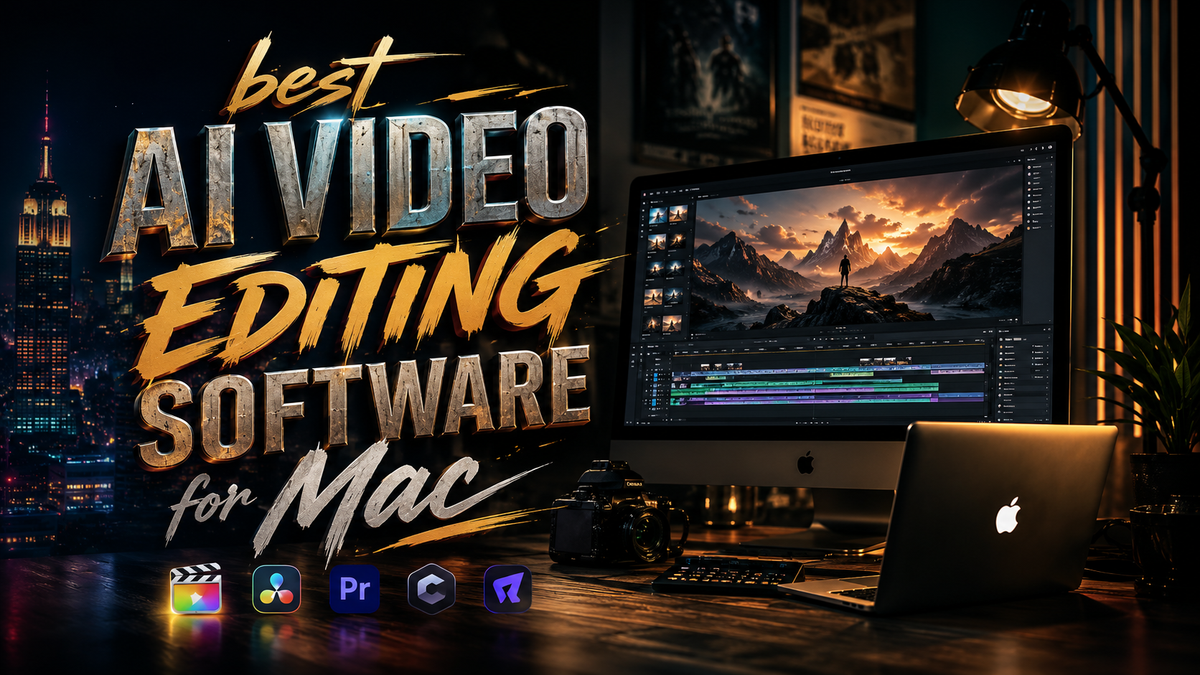 Best AI Video Editing Software for Mac (2026): Top Picks