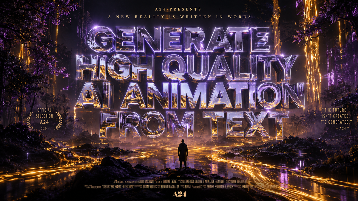 Generate High Quality AI Animation From Text: 2026 Guide