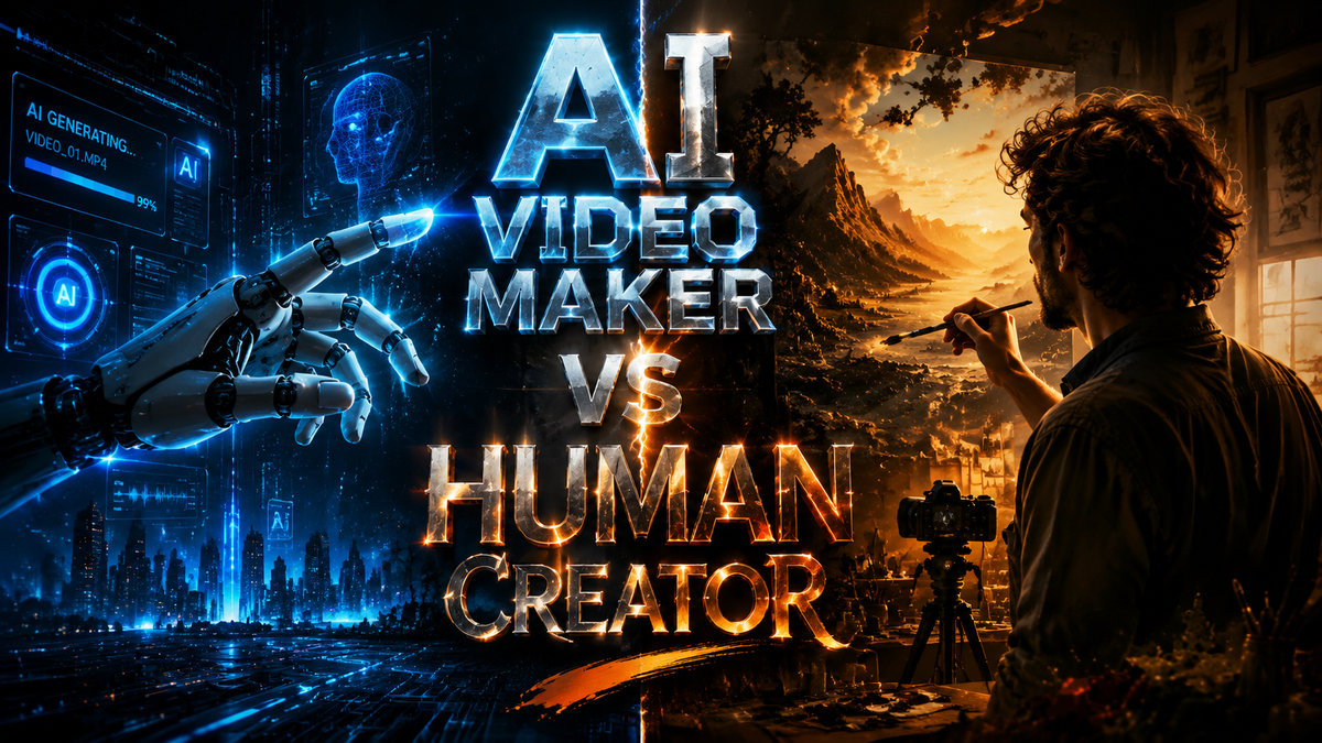AI Video Maker vs Human Creator 2026: Who Wins?