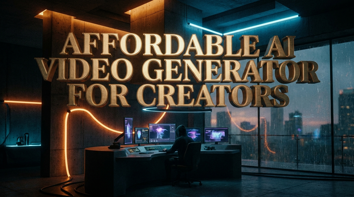 Best Affordable AI Video Generator for Creators (2026 Guide)