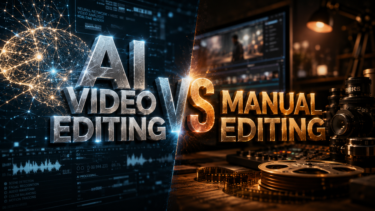 AI Video Editing vs Manual Editing: 2026 Comparison Guide