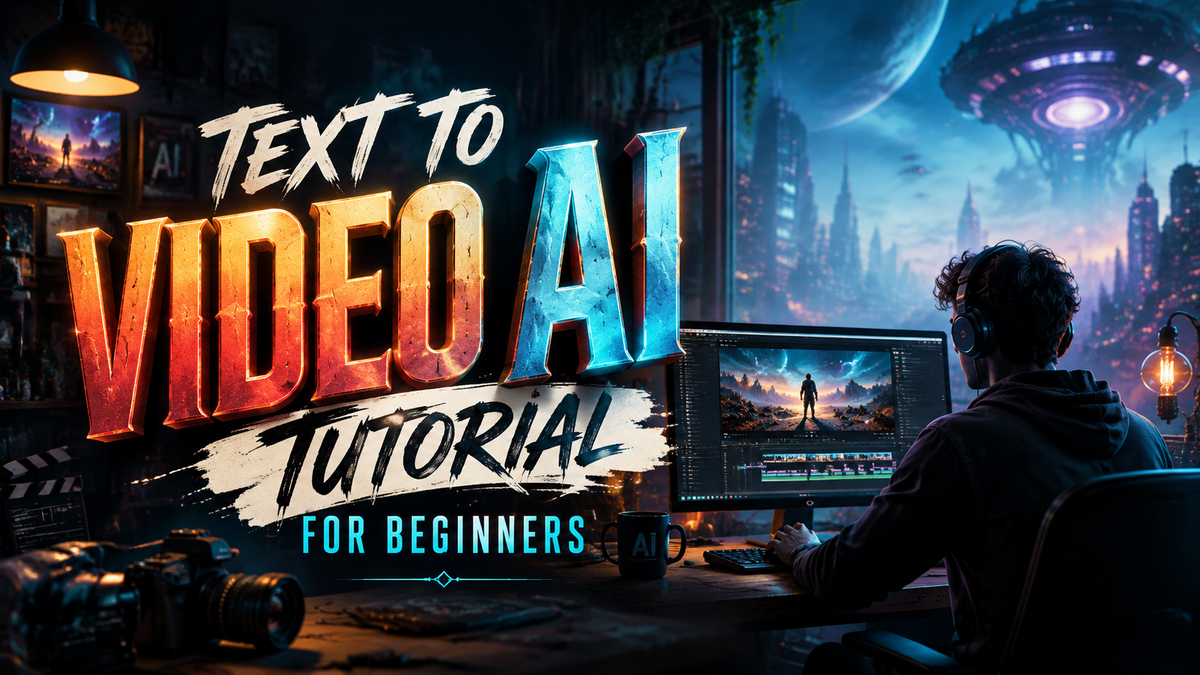 Text to Video AI Tutorial for Beginners (2026 Guide)