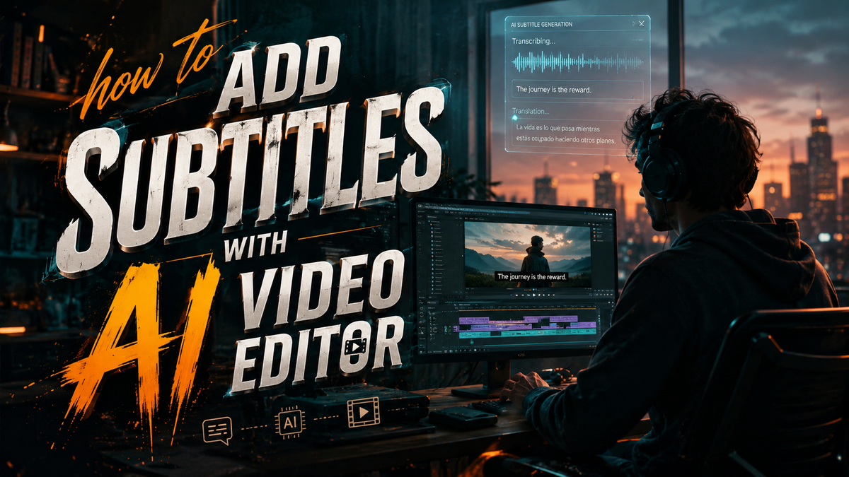 How to Add Subtitles with AI Video Editor (2026 Guide)
