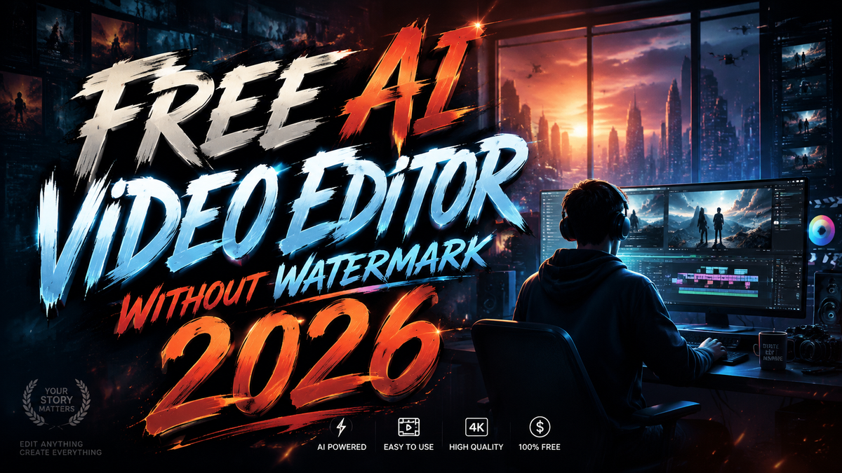 Free AI Video Editor Without Watermark 2026 – Top 10
