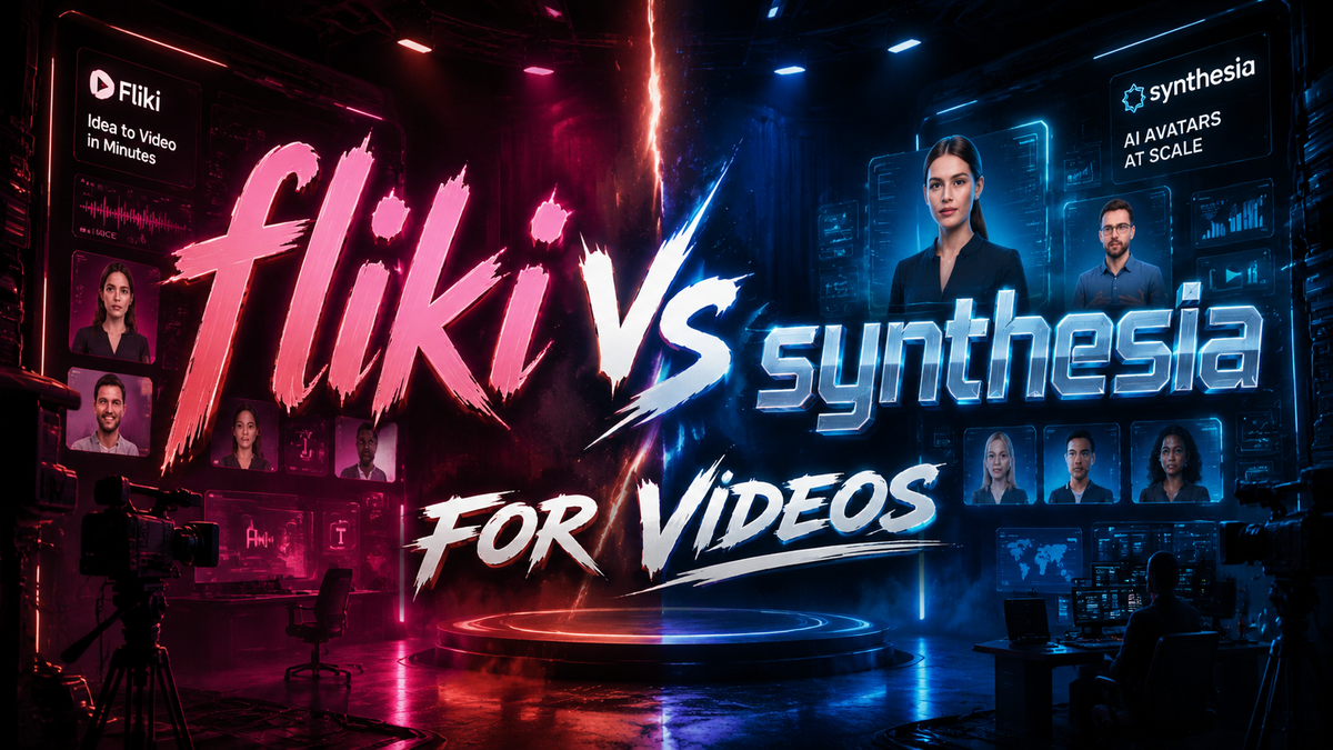 Fliki vs Synthesia for Videos (2026): Best AI Video Tool?