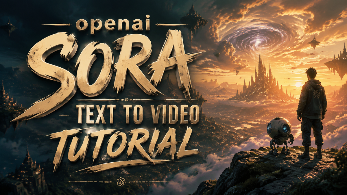 Tutoriel OpenAI Sora Texte vers Vidéo 2026 : Guide Pas à Pas