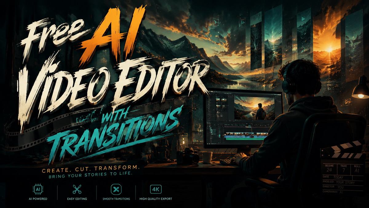 Free AI Video Editor with Transitions in 2026: Top Picks