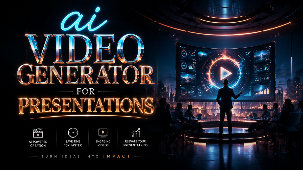 AI Video Generator for Presentations 2026: Top Tools