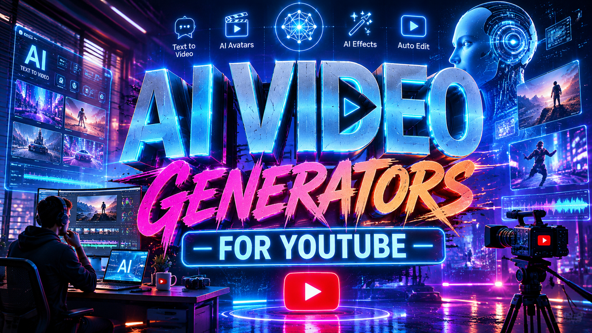 Best AI Video Generators for YouTube (2026 Guide)