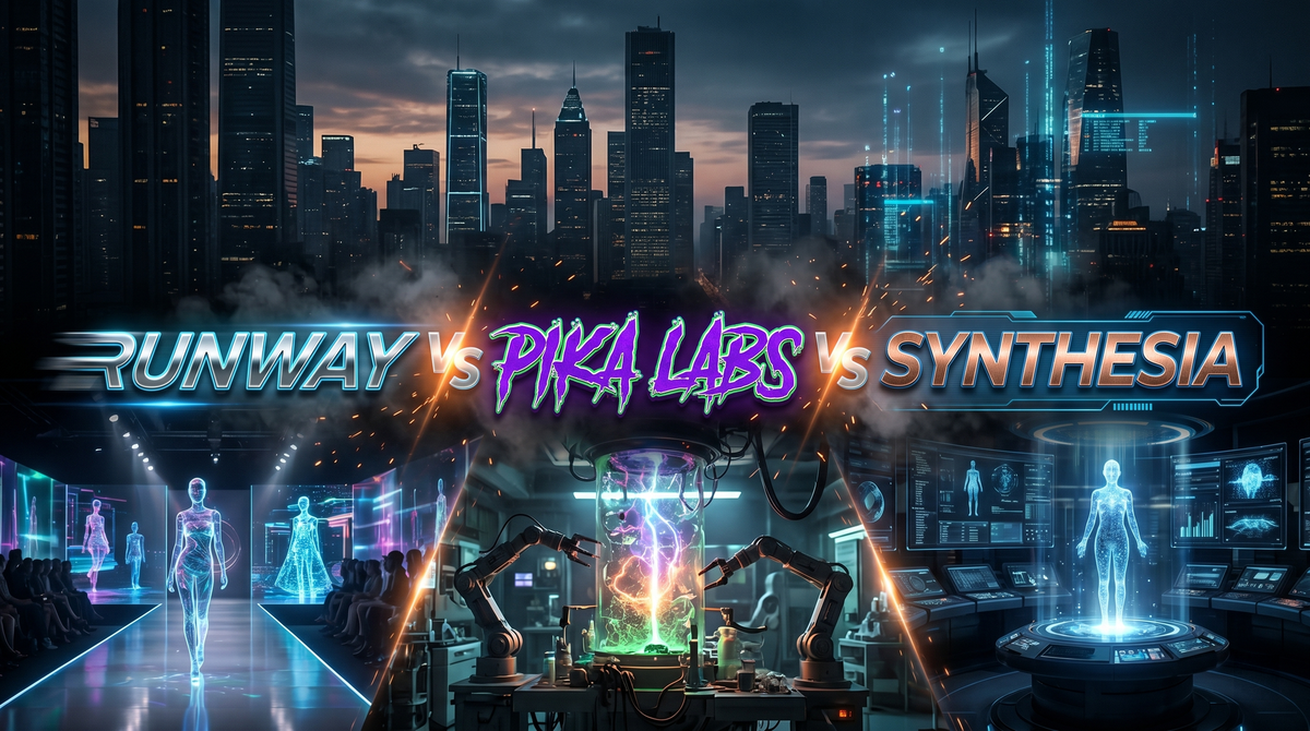 Runway vs Pika Labs vs Synthesia: 2026 AI Video Showdown