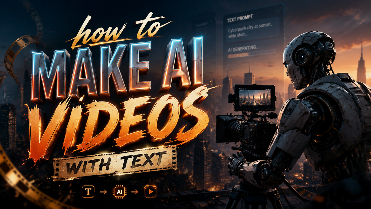 How to Make AI Videos with Text in 2026: Ultimate Guide