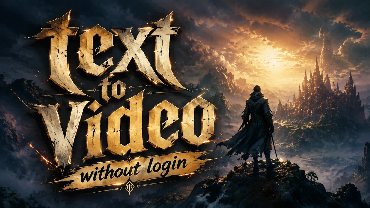 Text to Video Without Login: 2026's Best Tools & AI